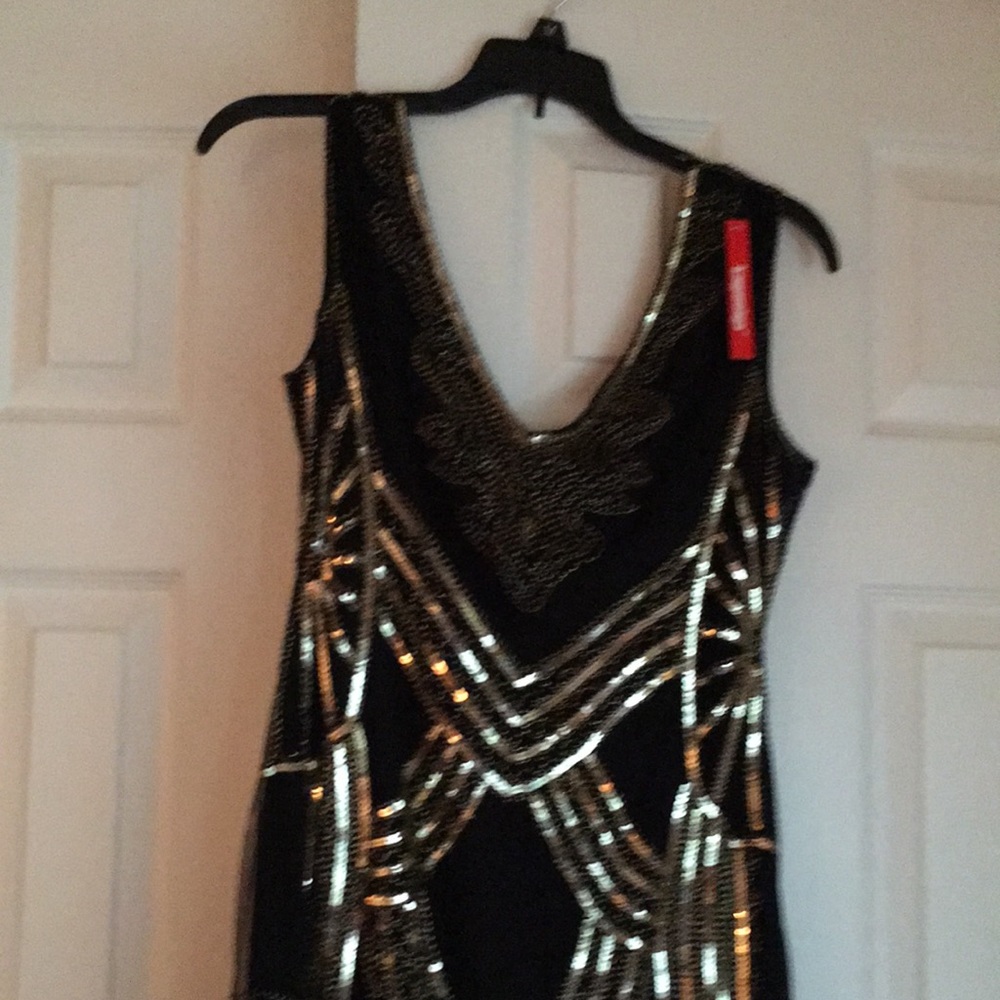 NWT sequined dress, never worn , can fit a Small or Medium .